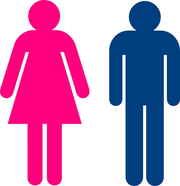 576x594 Toilet Clipart Men And Woman'98090
