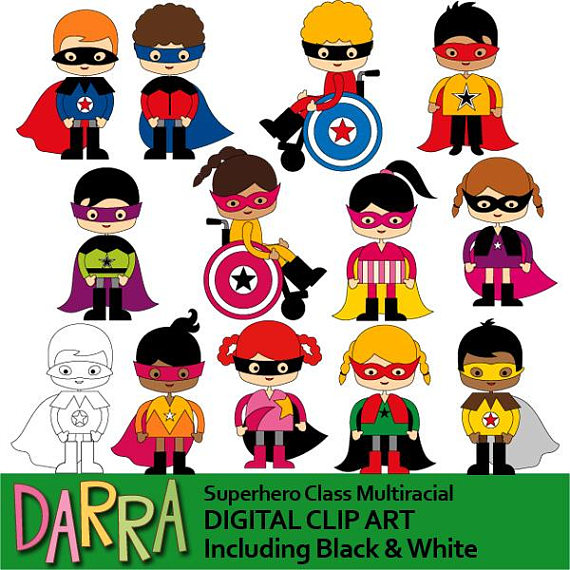 570x570 Superhero Clipart