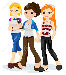 264x300 Free Clipart Teens Free Images