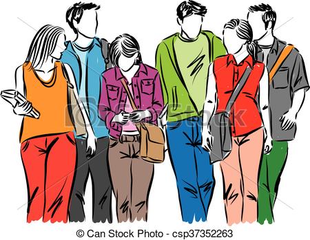 450x349 Gallery Group Of Teens Clip Art,