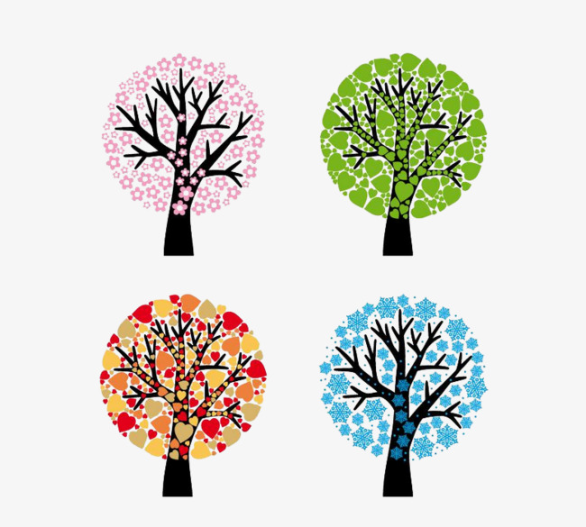 650x585 Four Seasons Change, Png, Free Buckle Material, Four Seasons Png