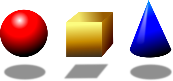 600x283 Geometry Figures 4 Clip Art