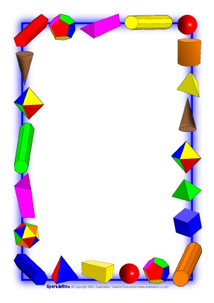 302x427 Math Geometry Background Border Clipart