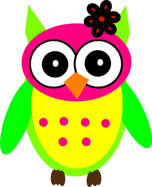 486x597 She Owl Clip Art
