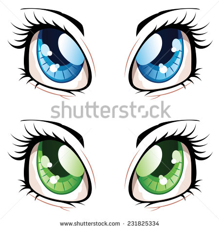 450x470 Blue Eyes Clipart Girly