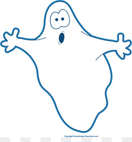 260x280 Happy Ghost Halloween Clip Art
