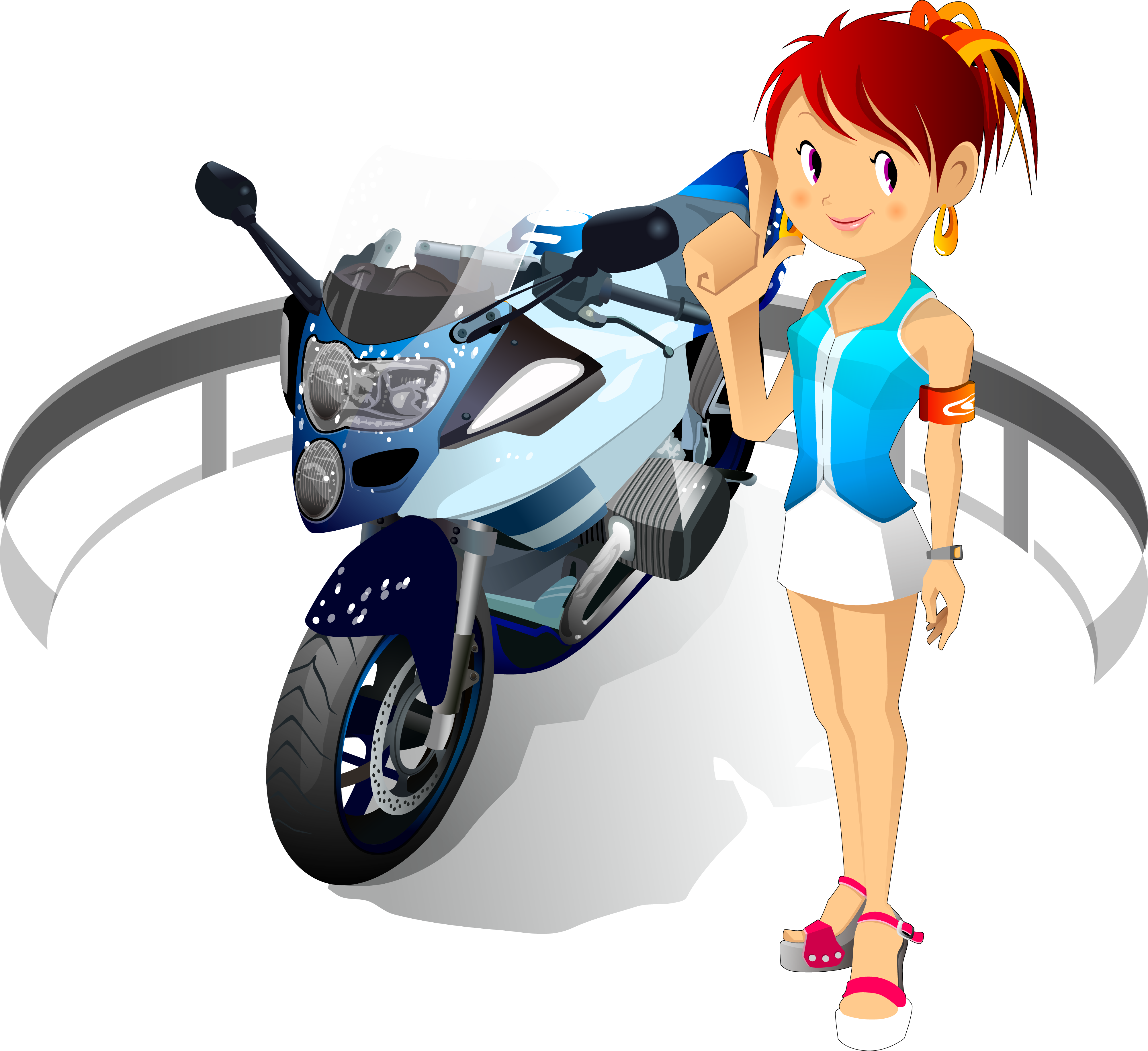 4005x3668 Motorcycle Harley Davidson Clip Art