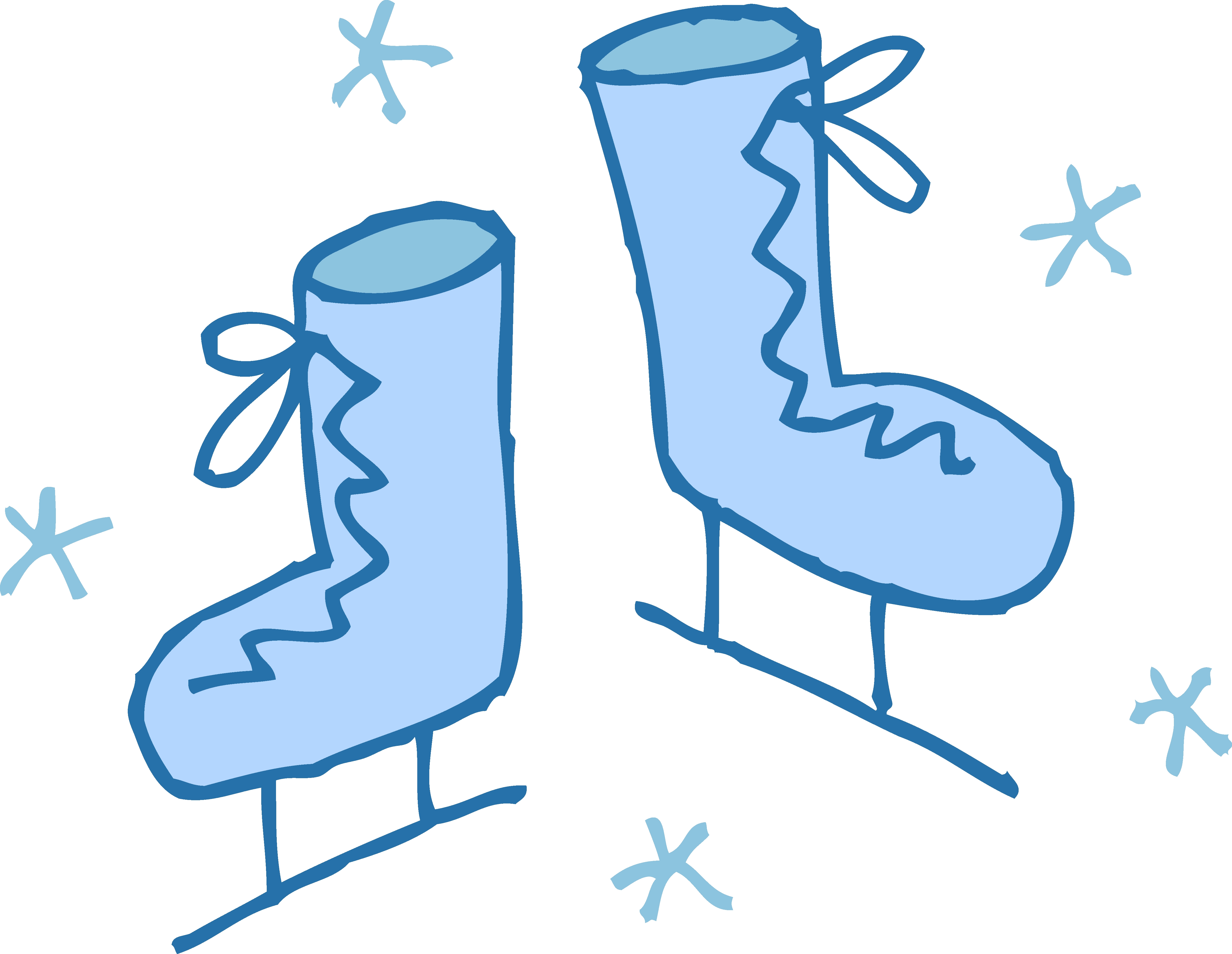 4919x3809 Unique Ice Skating Clipart Design