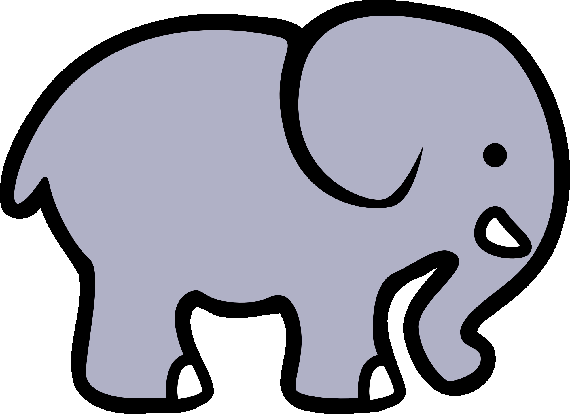 1979x1437 New Elephant Clipart Black And White Design