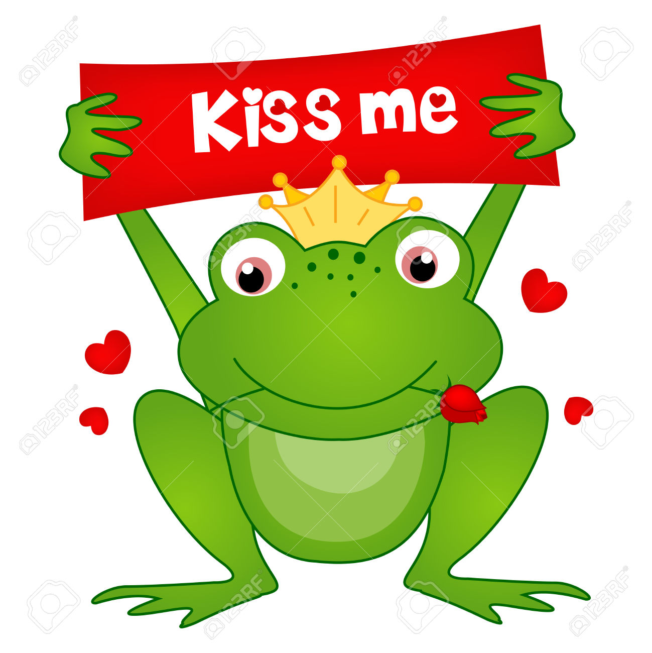 1299x1300 Kissing Frog Clip Art