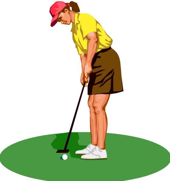 559x597 Lady Golfer Clip Art Clipartlook