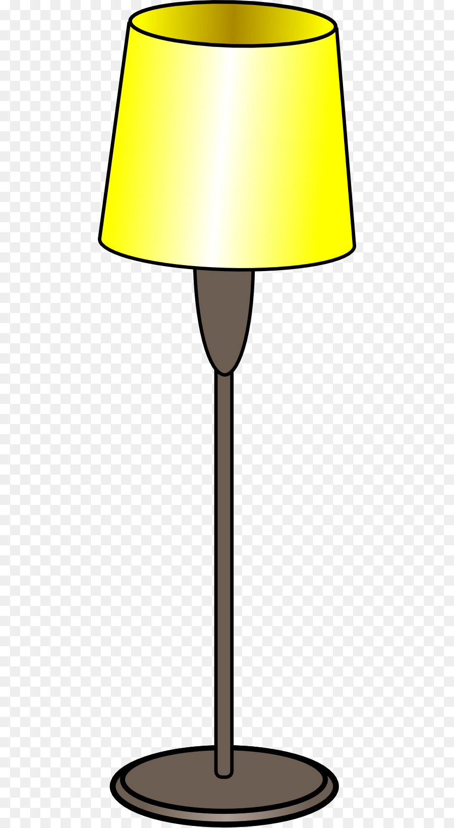 900x1640 Table Lamp Floor Lighting Clip Art