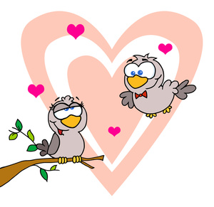 300x291 Free Lovebirds Clipart Image 0521 1102 0723 3804