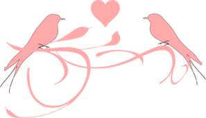 297x171 Love Birds Clip Art