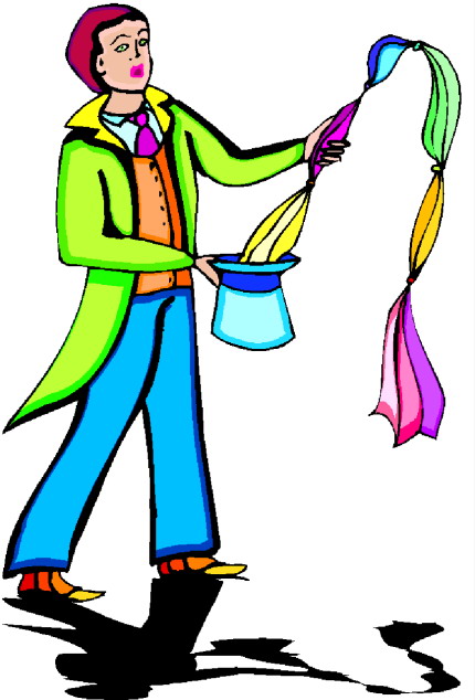 430x634 Magic Tricks Clip Art Entertainment