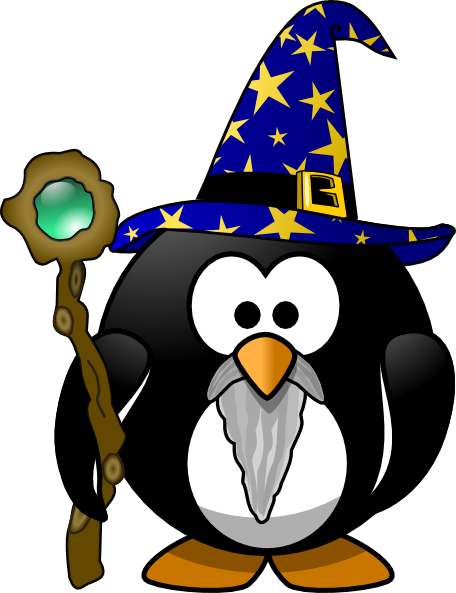 456x593 Magician Penguin Clip Art
