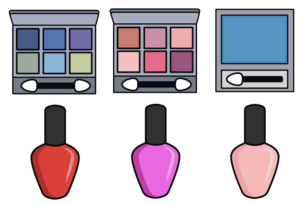 972x648 Makeup Clipart