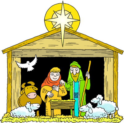 400x397 Baby Jesus Manger Clip Art