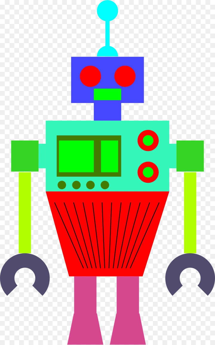 900x1440 Robotic Maze Droide Clip Art