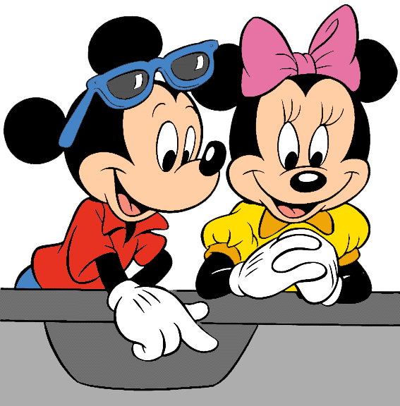 567x576 Mickey Amp Minnie Mouse Clip Art Disney Clip Art Galore