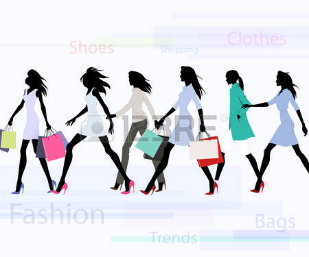450x375 Model Clipart Clothes Shopping