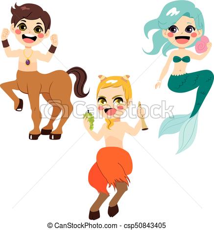 437x470 Cute Legendary Mythology Character Collection Of Strong Vector