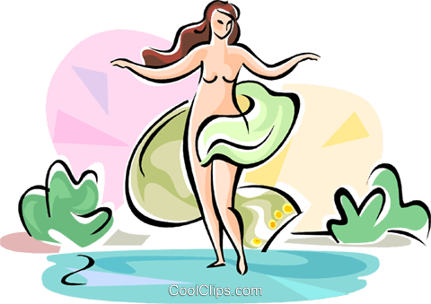 480x339 Greek Mythology Aphrodite Royalty Free Vector Clip Art