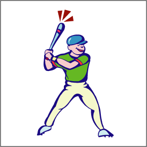 290x290 Baseball Clip Art 100 Shirtail