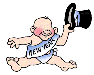 385x308 Baby New Year Clip Art Merry Christmas And Happy New Year 2018