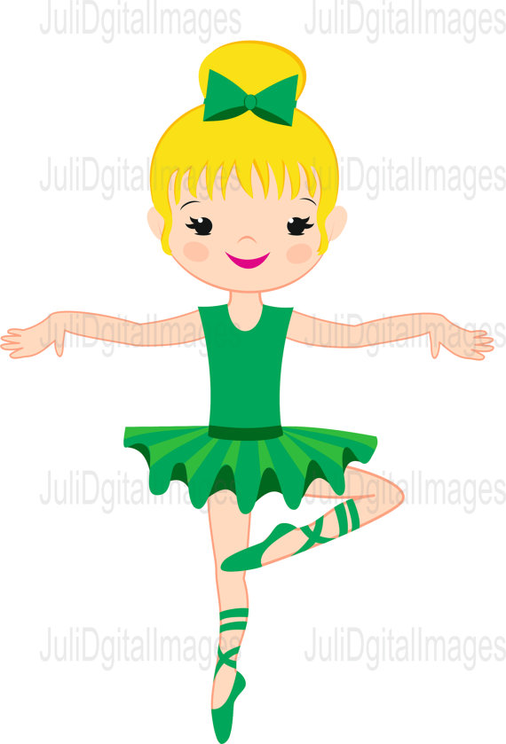 570x839 Cute Little Ballerina Dancing Girls Princess Vector