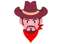 210x153 Free Cowboys Clipart
