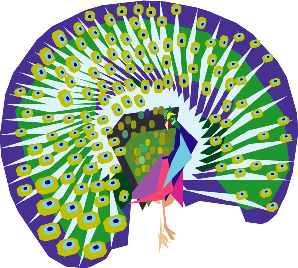 600x540 Peacock Clip Art Animal Download Vector Clip 2