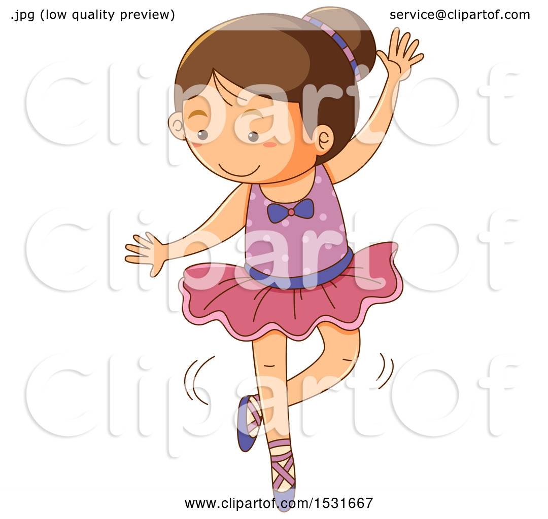 1080x1024 Clipart Of A Girl Ballerina Dancing
