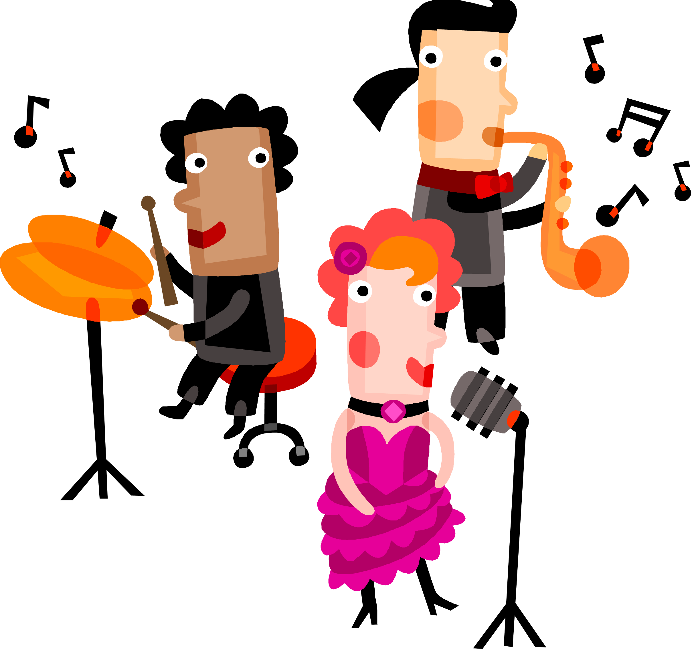 2425x2279 Student Band Clipart Collection