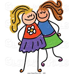 Clipart Of Best Friends at GetDrawings | Free download