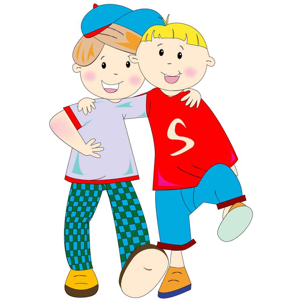 1000x1000 Good Friends Clipart
