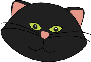 301x205 Cat Face Clip Art Black Cat Face Clip Art Image