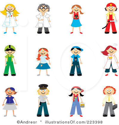 400x420 Different Careers Clip Art