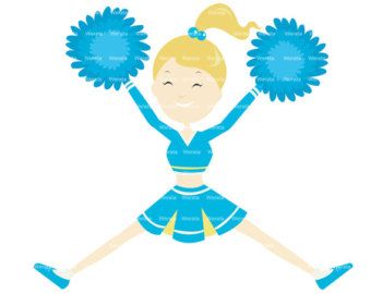 340x270 Cheerleader Clipart