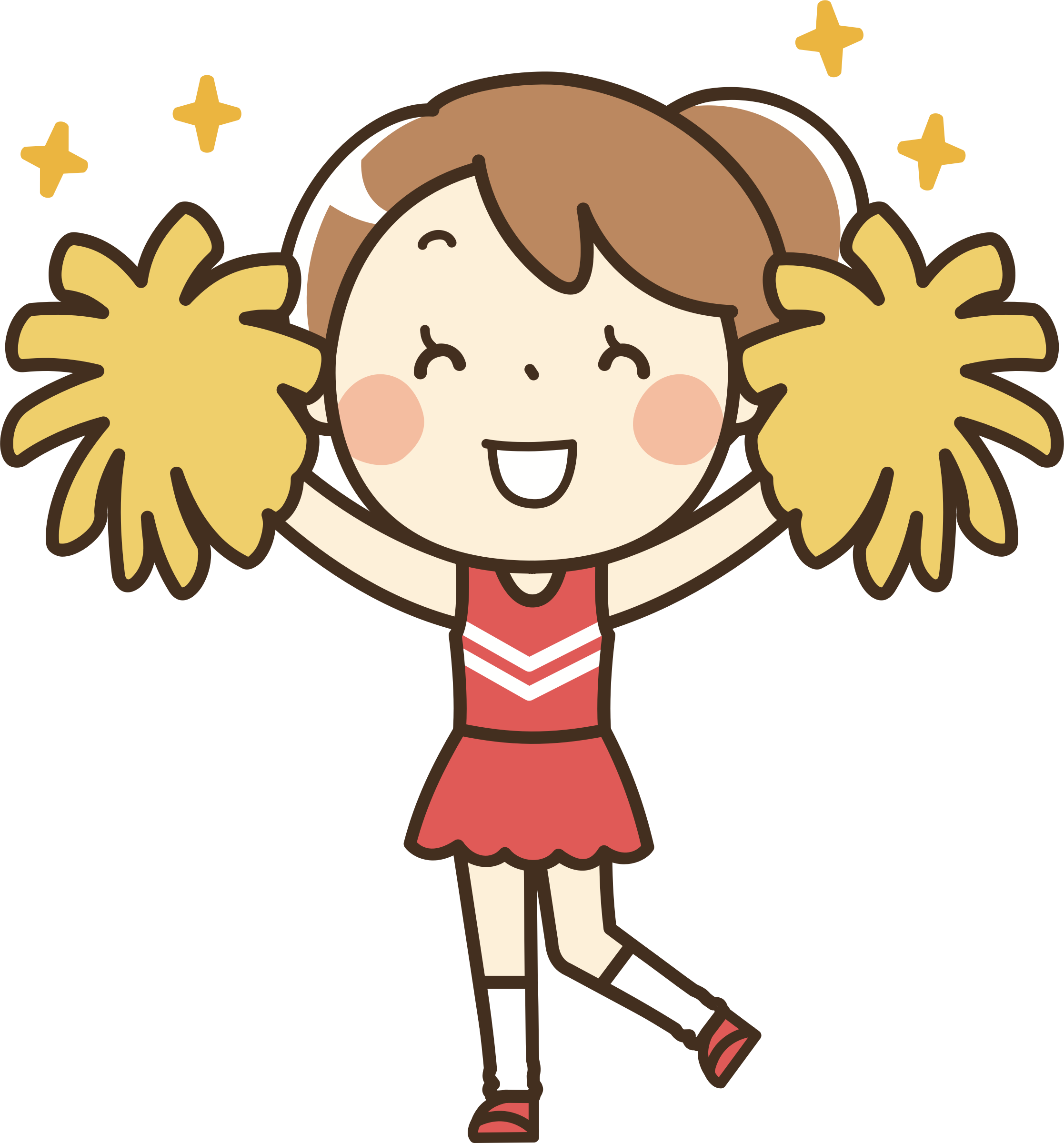 2234x2400 Cheerleader ( 1) Remixed Icons Png