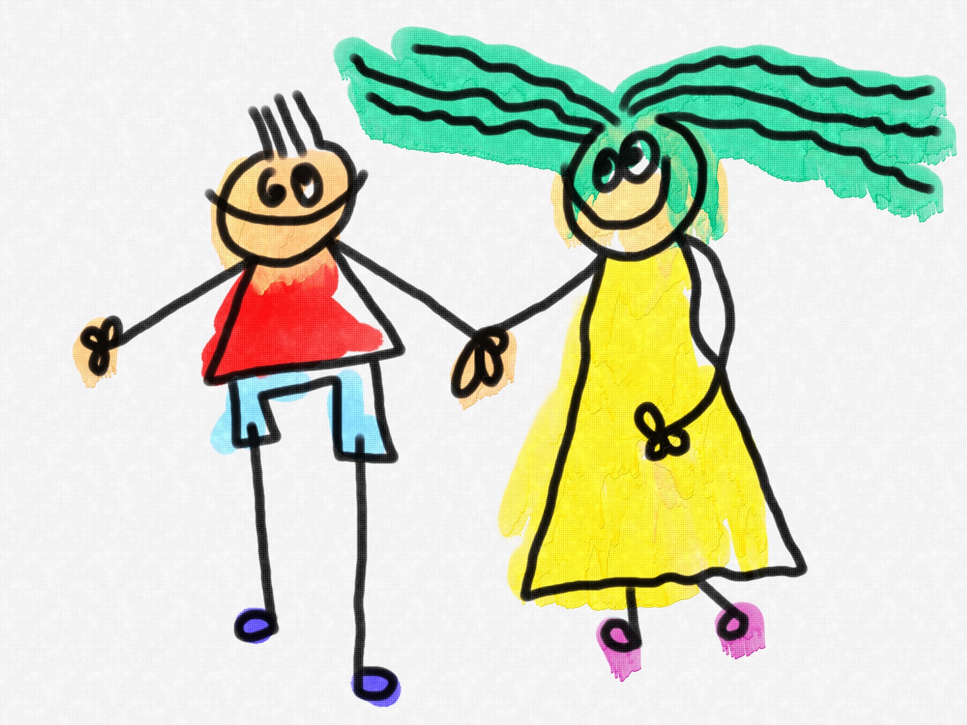 1920x1440 Children Holding Hands
