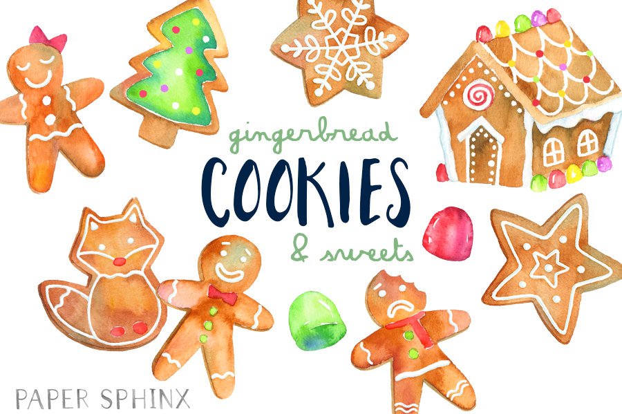 900x599 Christmas Cookies Clipart Gingerbread Man Clip Art