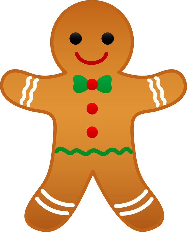 736x915 Gingerbread Man Art