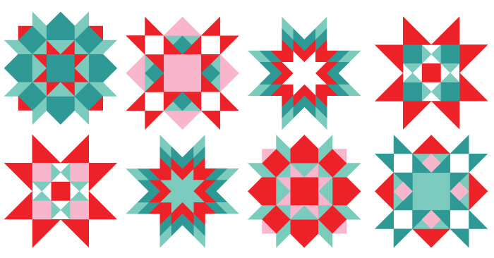 700x366 Christmas Quilt Clipart