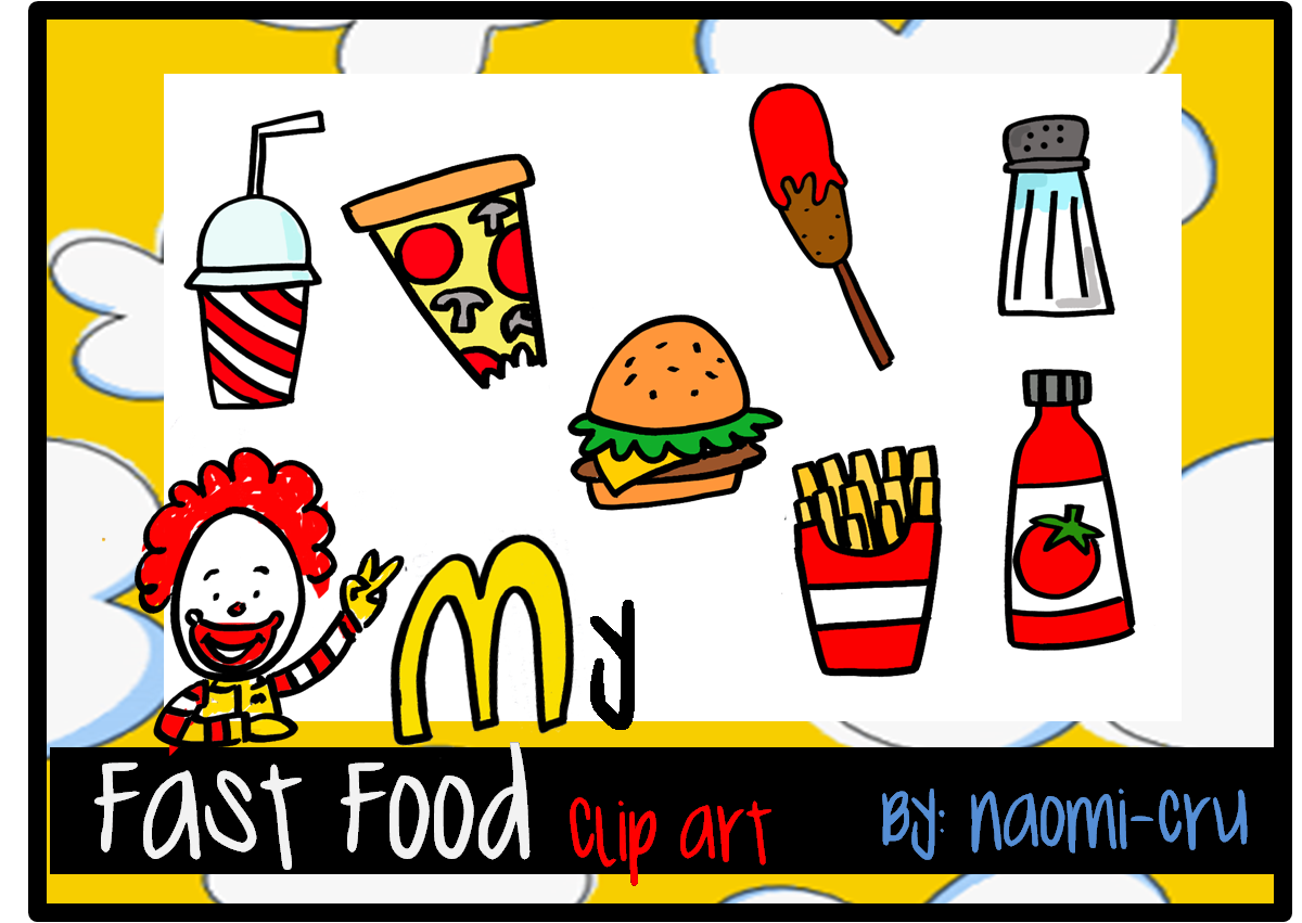 1200x851 Clip Art Fast Food Images Clip Art