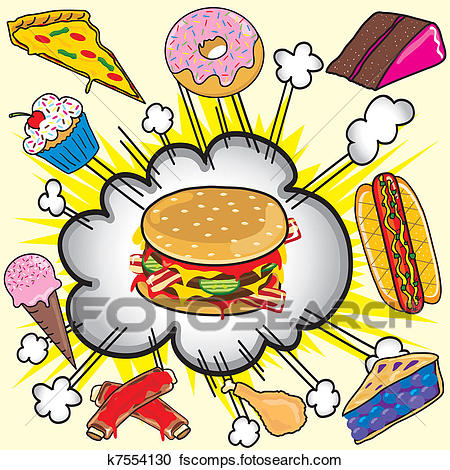 450x470 Clipart Of Junk Food Free Download Clip Art