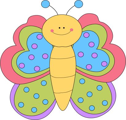 410x390 Young Butterfly Clipart