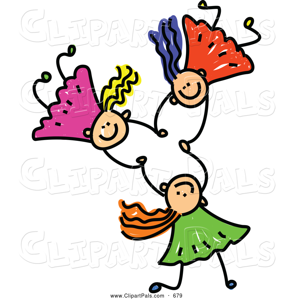 1024x1044 Three Friends Clipart