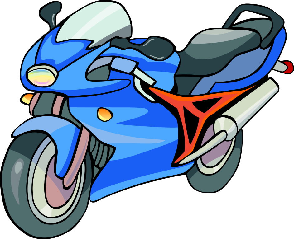 943x768 Fileclipart Motorcycle.svg