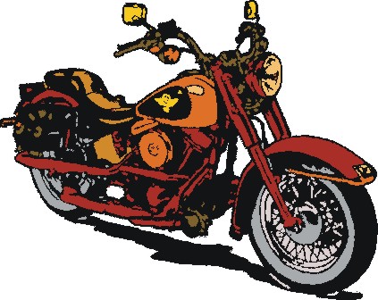 423x336 Harley Davidson Clip Art Free